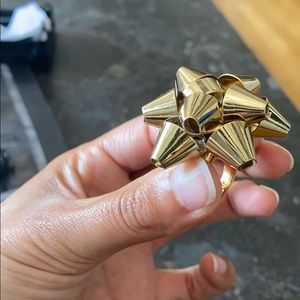 Kate Spade Christmas bow ring